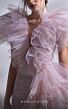 MNM Couture G1289 Plunging Neckline Ruffle Mermaid Dress