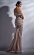 MNM Couture G1290 Off The Shoulder Corset Embellished Dress