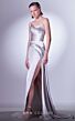 MNM Couture G1336 Long Overskirt High Slit Embellished Dress