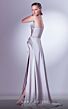 MNM Couture G1336 Long Overskirt High Slit Embellished Dress