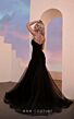 MNM Couture G1343 Pleated Top Strapless Trumpet Dress