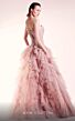 MNM Couture G1409 Ruffle Skirt Glitter Corset Strapless Dress