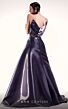 MNM Couture G1419 Long Overskirt Strapless Metallic Dress