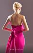 MNM Couture G1500 Side Tail Pleated Top Strapless Dress