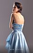 MNM Couture G1501 High Slit Pleated Top Strapless Dress