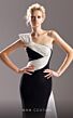 MNM Couture G1502 Side Tail Pleated One Shoulder Dress