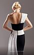 MNM Couture G1502 Side Tail Pleated One Shoulder Dress