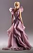 MNM Couture G1504 Ruffle Skirt Plunging Neckline Ruched Dress