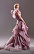 MNM Couture G1504 Ruffle Skirt Plunging Neckline Ruched Dress