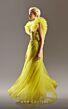 MNM Couture G1515 Cage Skirt Ruffle Sleeve Illusion Dress
