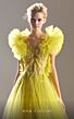 MNM Couture G1515 Cage Skirt Ruffle Sleeve Illusion Dress