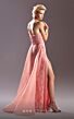 MNM Couture G1522 High Slit Strapless Pleated Dress