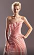 MNM Couture G1522 High Slit Strapless Pleated Dress