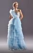 MNM Couture G1528 Layered Skirt Illusion Top Dress