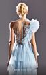 MNM Couture G1528 Layered Skirt Illusion Top Dress