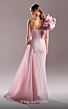 MNM Couture G1532 Side Overskirt Ruffled One Shoulder Dress