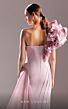 MNM Couture G1532 Side Overskirt Ruffled One Shoulder Dress
