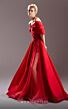MNM Couture G1533 Illusion Slit Off The Shoulder Corset Dress
