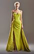 MNM Couture G1534 Pleated Overskirt Strapless Corset Dress