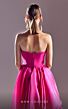 MNM Couture G1541 Panel Train Illusion Cutout Strapless Dress