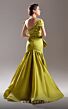MNM Couture G1542 High Slit One Shoulder Pleated Dress