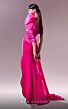 MNM Couture G1601 Side Tail One Sleeve Dress
