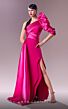 MNM Couture G1601 Side Tail One Sleeve Dress
