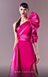 MNM Couture G1601 Side Tail One Sleeve Dress