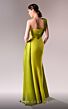 MNM Couture G1606 High Slit One Shoulder Pleated Dress