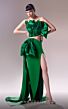 MNM Couture G1614 Cutout Waist Side Tail Strapless Dress