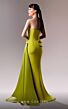 MNM Couture G1617 Side Tail Pleated Top Strapless Dress