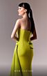 MNM Couture G1617 Side Tail Pleated Top Strapless Dress