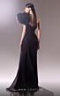 MNM Couture G1618 Feather Sleeve Illusion Corset Dress