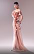 MNM Couture G1622 One Sleeve Side Tail Ruffle Dress