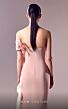 MNM Couture G1622 One Sleeve Side Tail Ruffle Dress