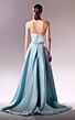 MNM Couture G1627 Long Overskirt Embellished Skirt Strapless Dress