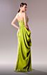 MNM Couture G1630 High Slit Strapless Draped Dress