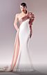 MNM Couture G1633 Side Tail One Sleeve Dress