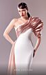 MNM Couture G1633 Side Tail One Sleeve Dress