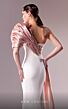 MNM Couture G1633 Side Tail One Sleeve Dress