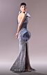 MNM Couture G1634 Beaded Embroidery One Shoulder Dress