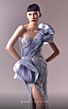 MNM Couture G1634 Beaded Embroidery One Shoulder Dress