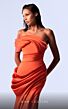 MNM Couture G1710 Draped Asymmetric Off-The-Shoulder Dress