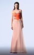 MNM Couture G1717 Sweetheart Neck Side Overskirt Dress