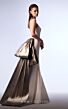 MNM Couture G1720 Bow Train Strapless Sweetheart Neckline Dress