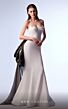 MNM Couture G1720 Bow Train Strapless Sweetheart Neckline Dress