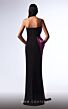 MNM Couture G1730 High Slit Strapless Metallic Dress
