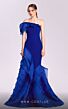 MNM Couture G1810 Layered Sleeve Asymmetric Off-The-Shoulder Dress