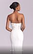 MNM Couture G1819 Pleated Mermaid Skirt Sweetheart Neck Dress