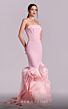 MNM Couture G1825 Strapless Corset Bodice Mermaid Organza Dress